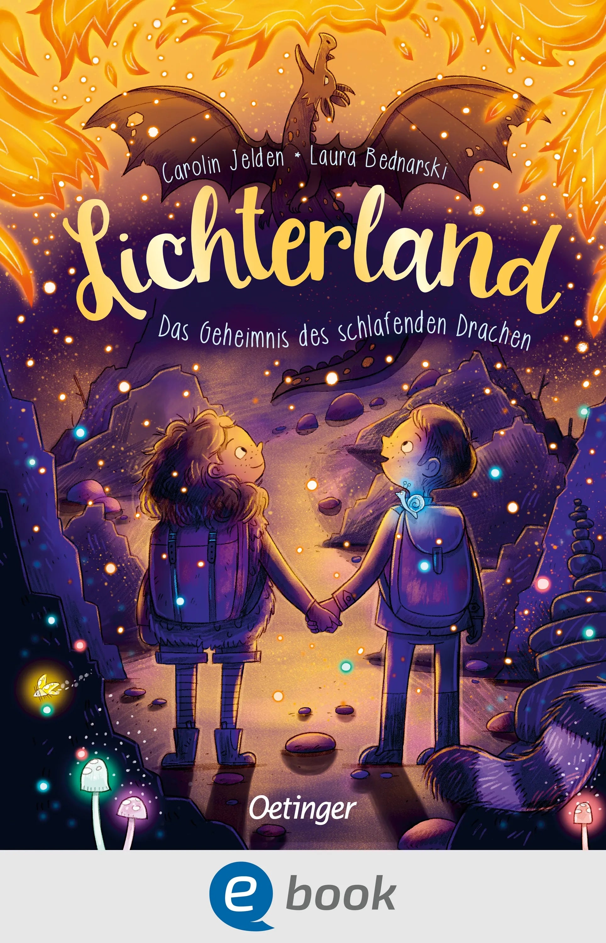 Cover: Lichterland 3. Das Geheimnis des schlafenden Drachen (E-Book) von Carolin Jelden