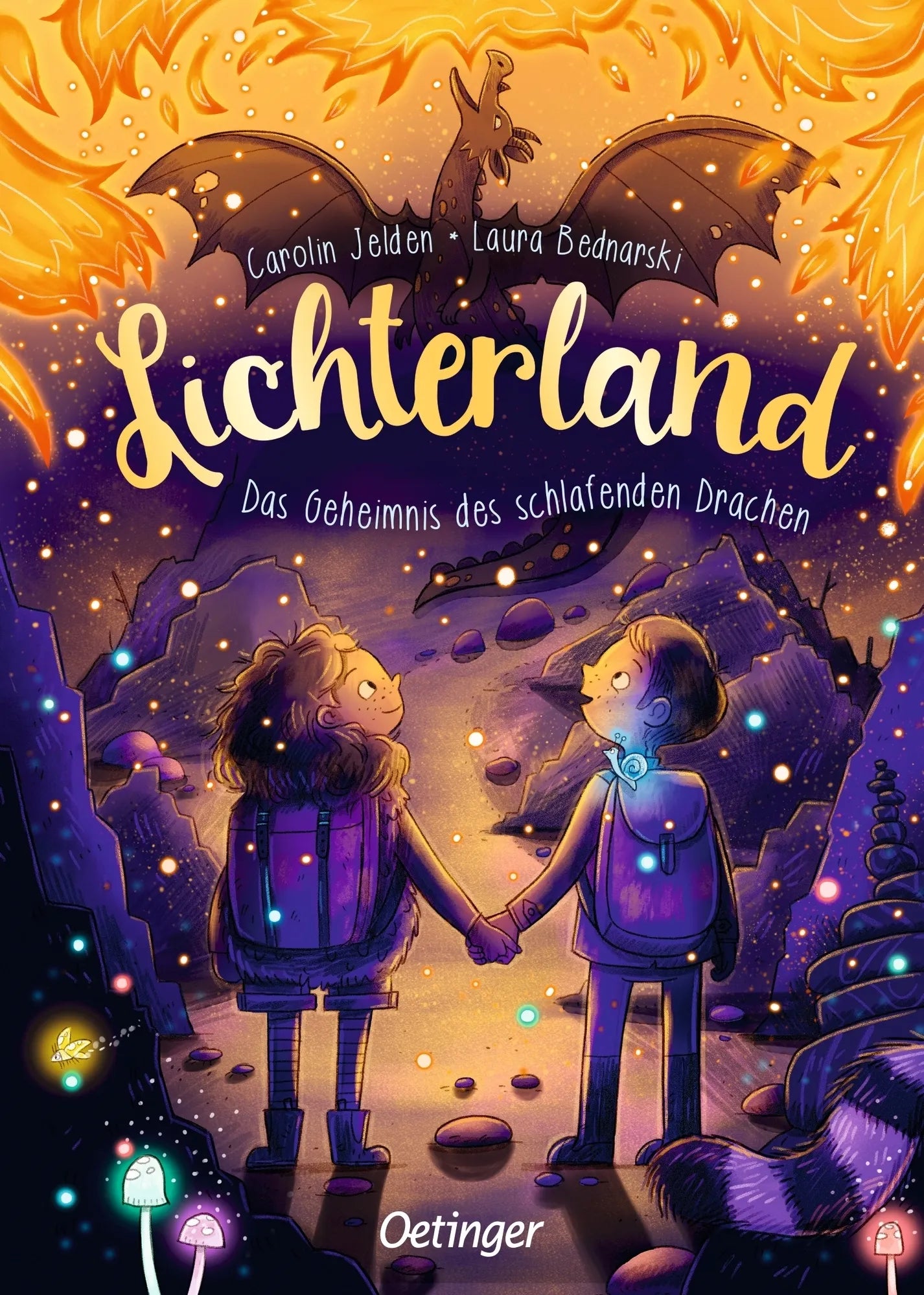 Buchcover von 'Lichterland 3. Das Geheimnis des schlafenden Drachen' - Gebundene Ausgabe von Carolin Jelden