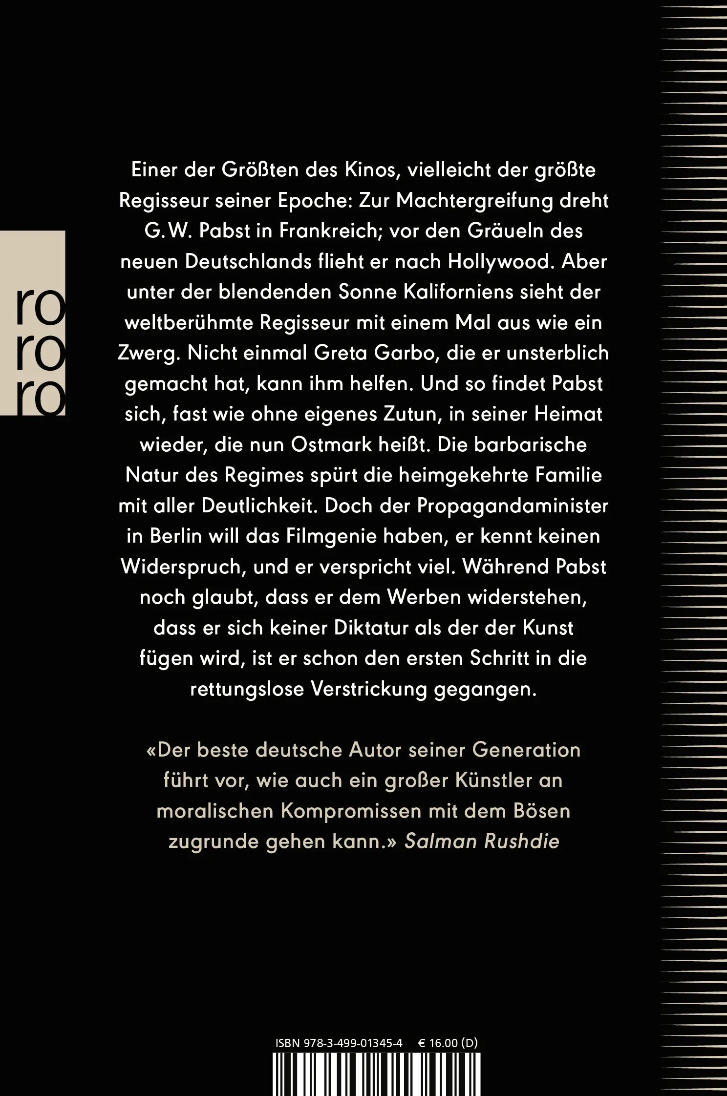 Rückseite: Lichtspiel (Taschenbuch)