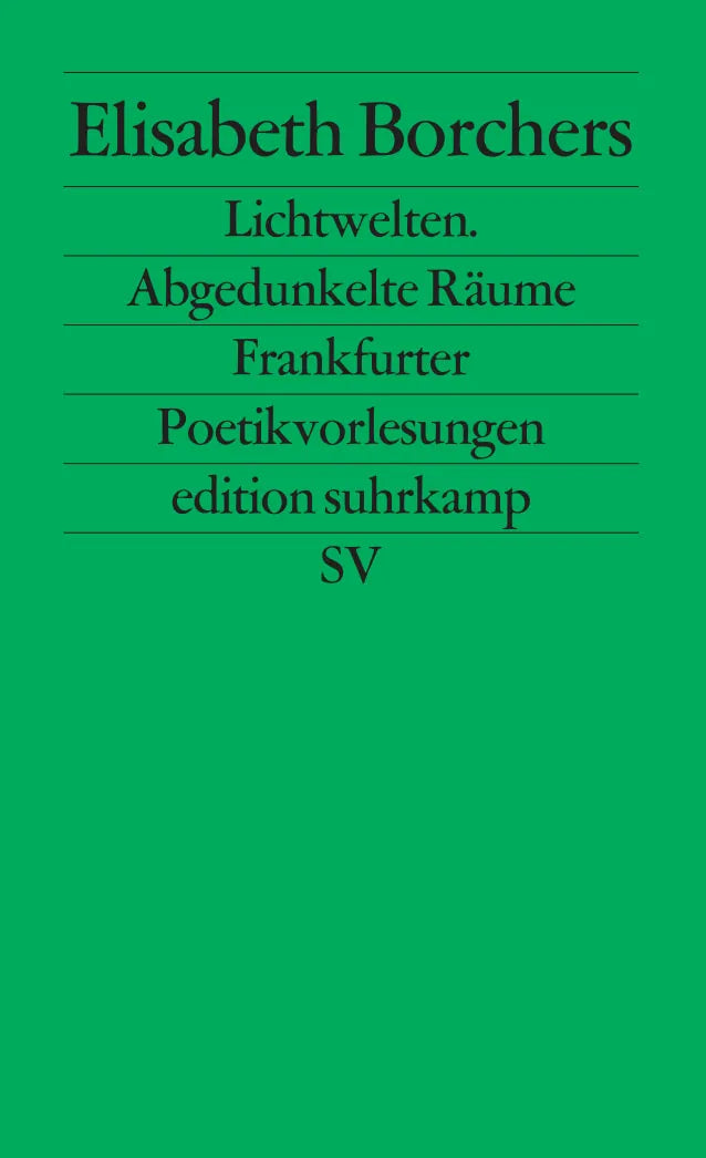 Buchcover von 'Lichtwelten. Abgedunkelte Räume' - Taschenbuch von Elisabeth Borchers