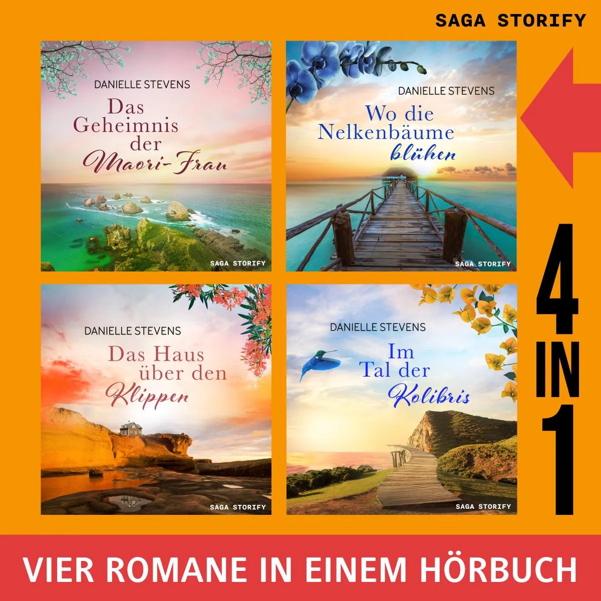 Cover: Liebe & Schicksal in fernen Ländern (Hörbuch Download) von Danielle Stevens