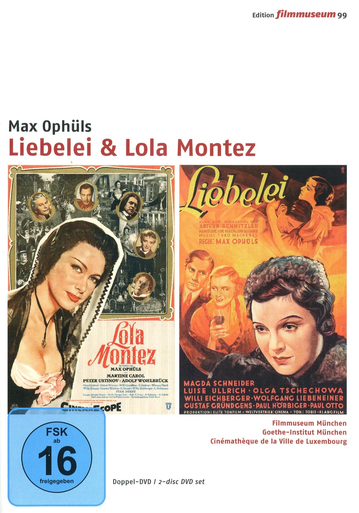 Liebelei & Lola Montez  [2 DVDs] - DVD