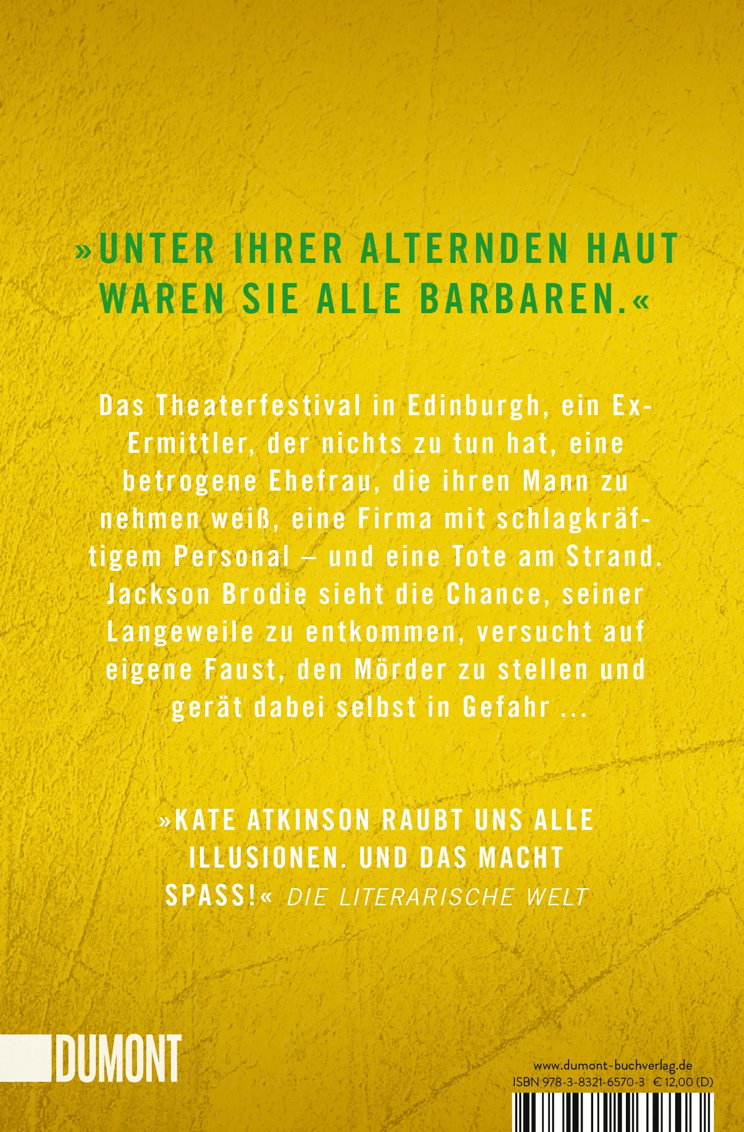 BuchrÃ¼ckseite von 'Liebesdienste' mit Klappentext - Taschenbuch