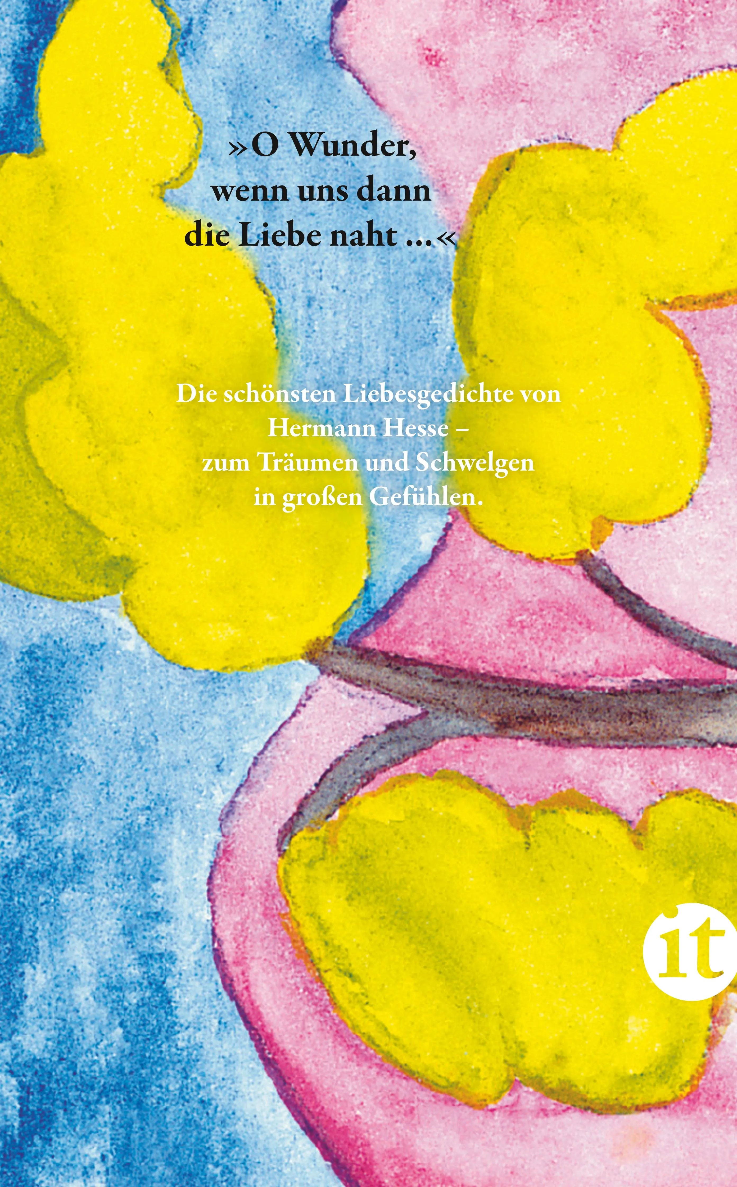 Buchrückseite von 'Liebesgedichte' mit Klappentext - Taschenbuch