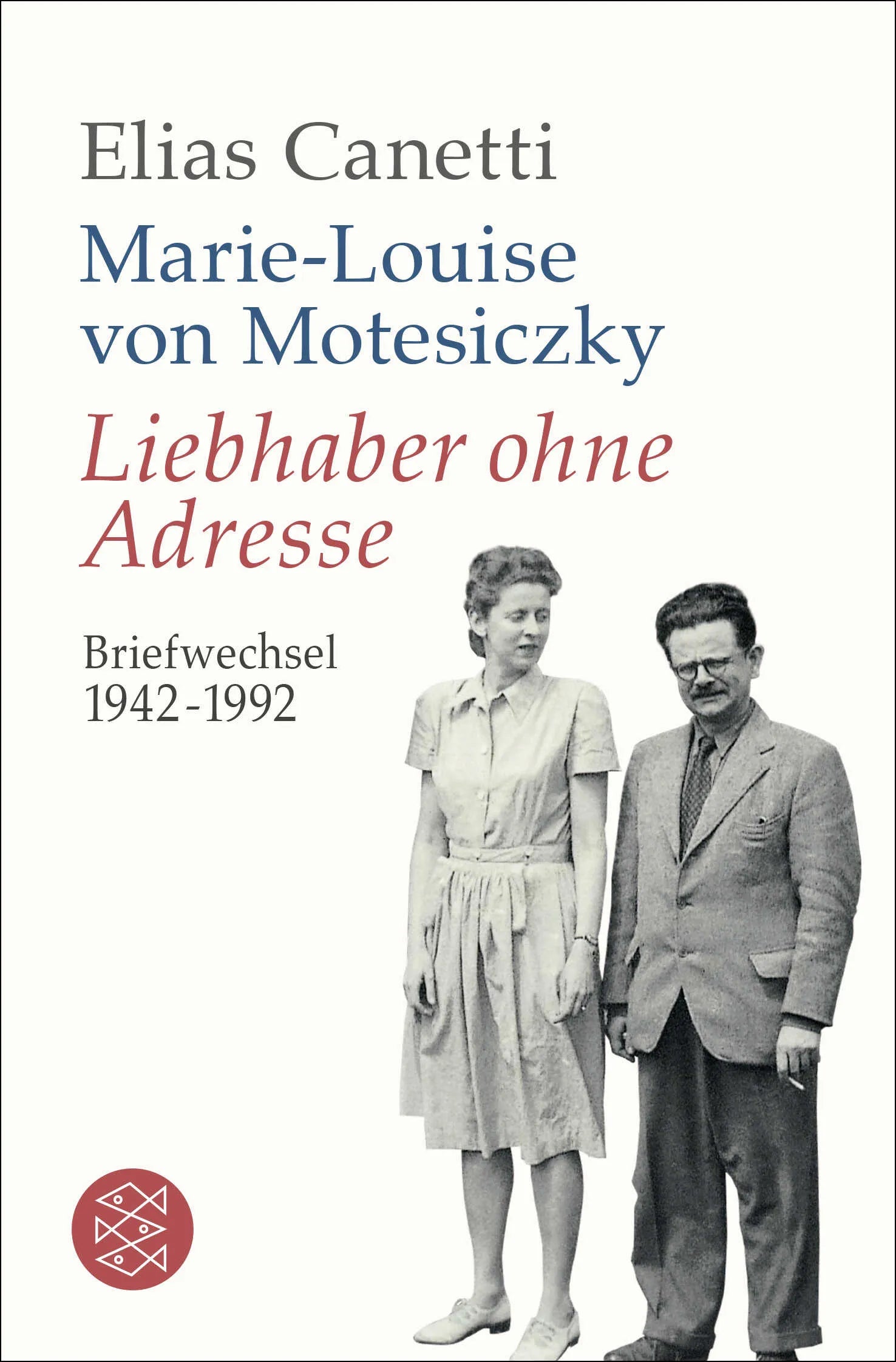 Buchcover von 'Liebhaber ohne Adresse' - Taschenbuch von Elias Canetti