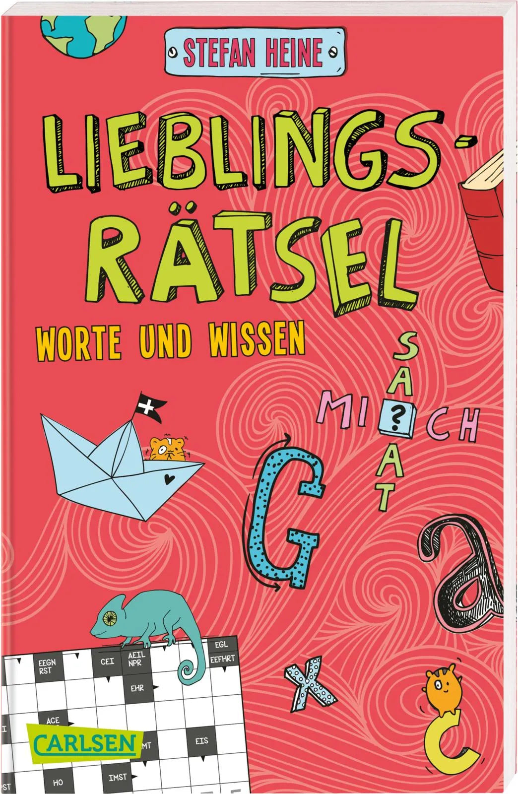 Buchcover von 'Lieblingsrätsel – Wörter und Wissen, ab 8 Jahren' - Taschenbuch von Stefan Heine