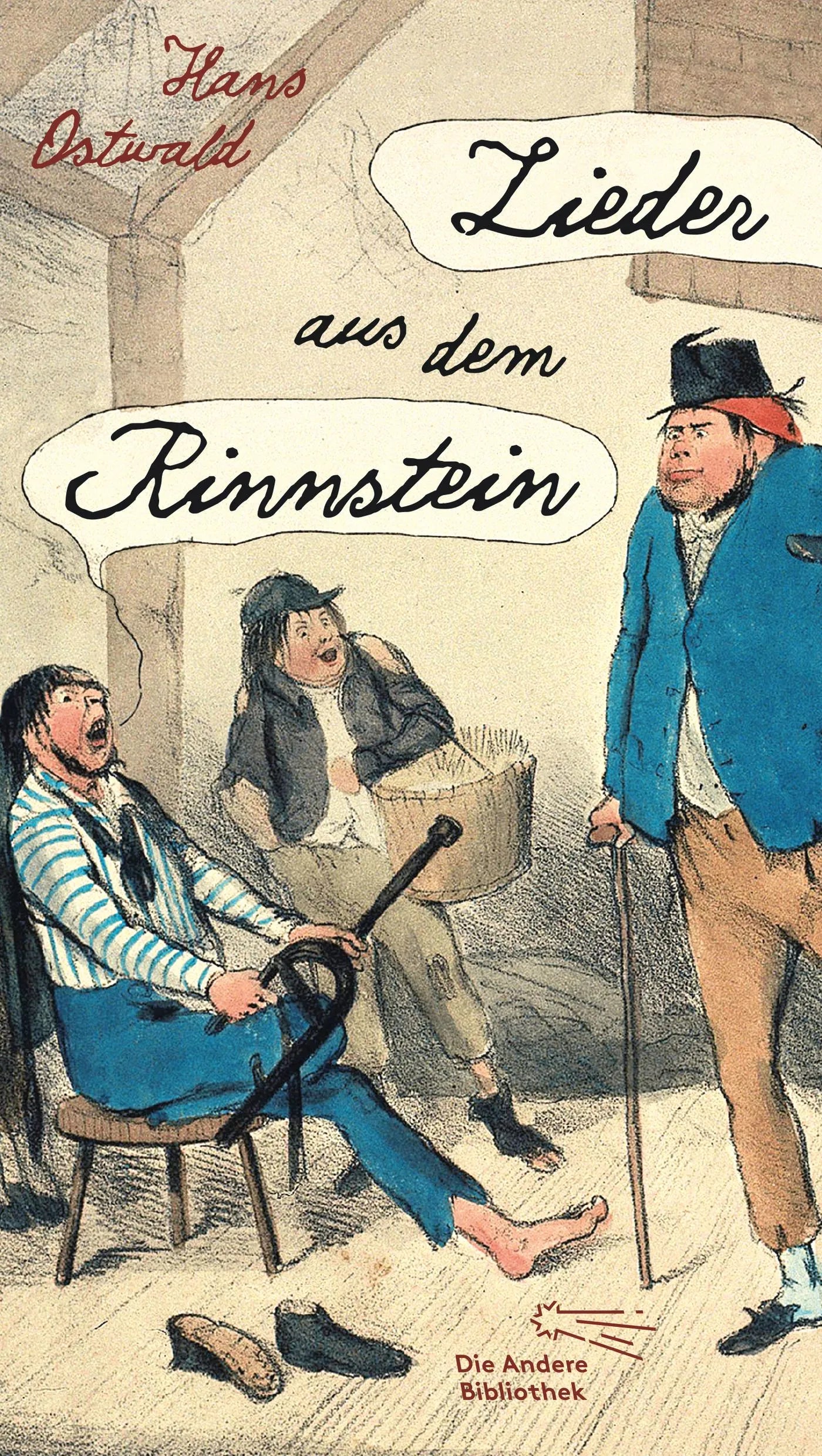 Buchcover von 'Lieder aus dem Rinnstein' - Gebundene Ausgabe von Hans Ostwald