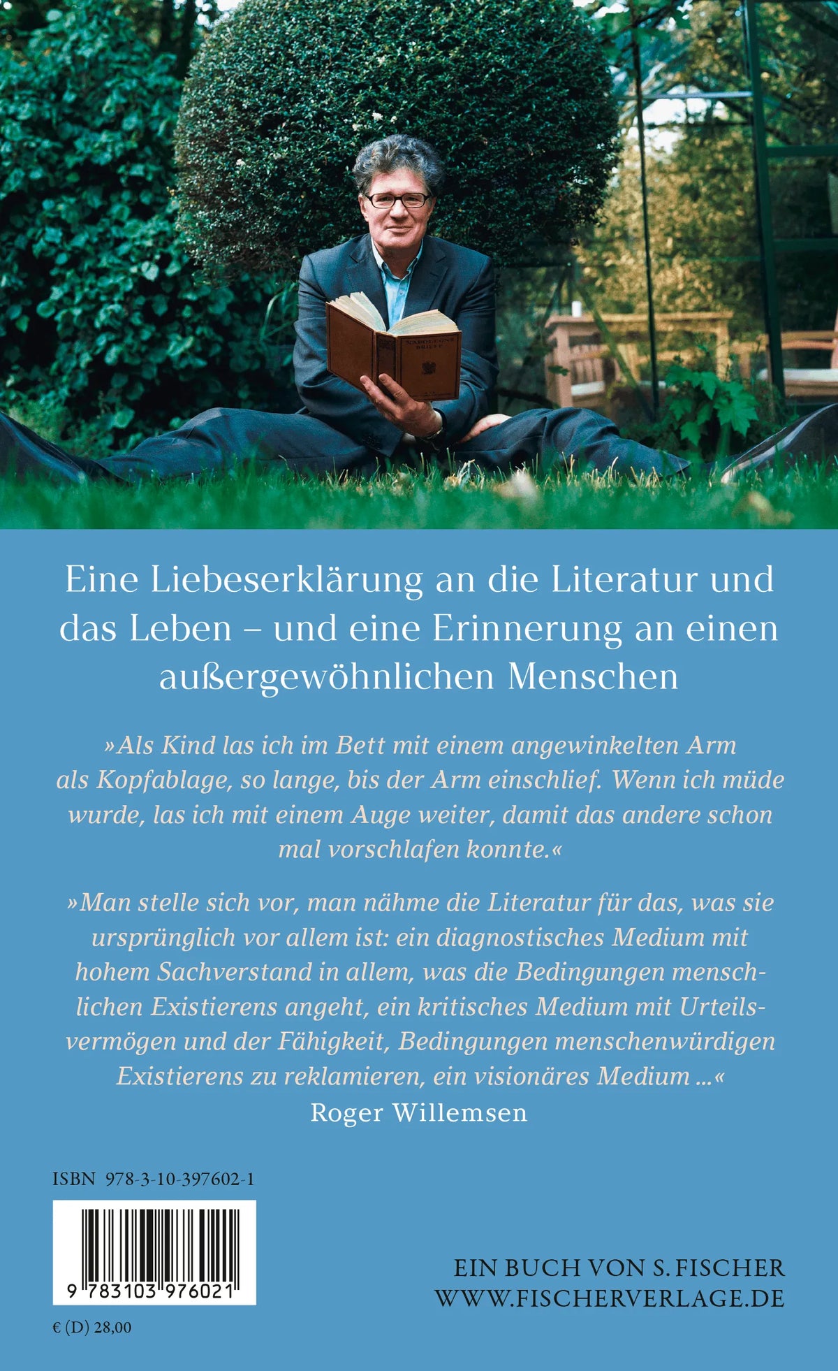 Rückseite: Liegen Sie bequem? Vom Lesen und von Büchern (Hardcover)