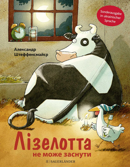 Buchcover von 'Lieselotte bleibt wach - Лізелотта не може заснути' - Gebundene Ausgabe von Alexander Steffensmeier