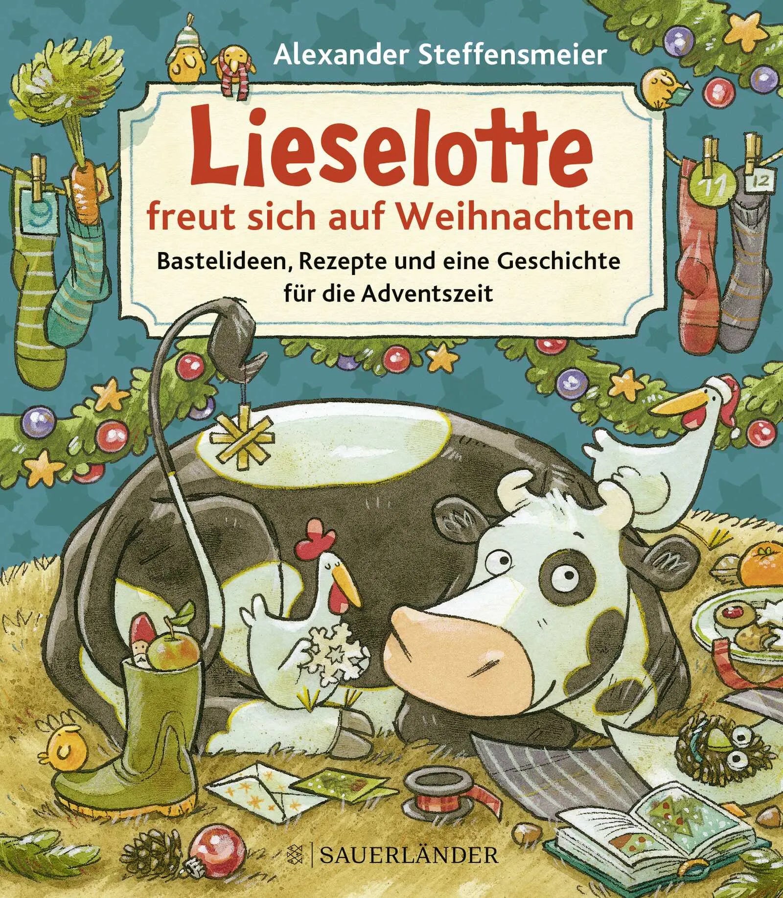 Buchcover von 'Lieselotte freut sich auf Weihnachten' - Gebundene Ausgabe von Alexander Steffensmeier