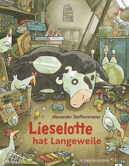 Buchcover von 'Lieselotte hat Langeweile' - Gebundene Ausgabe von Alexander Steffensmeier
