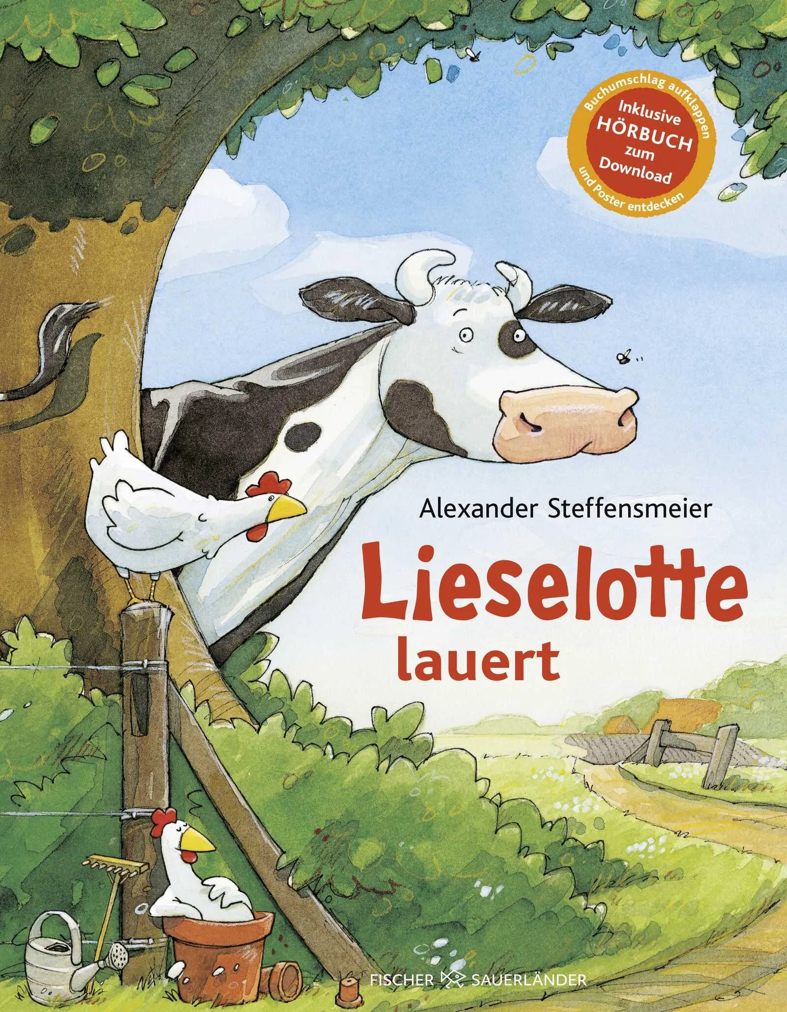 Buchcover von 'Lieselotte lauert' - Gebundene Ausgabe von Alexander Steffensmeier