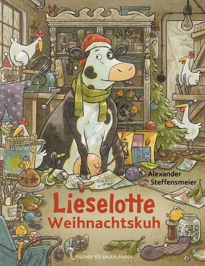 Buchcover von 'Lieselotte Weihnachtskuh' - Gebundene Ausgabe von Alexander Steffensmeier