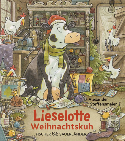 Buchcover von 'Lieselotte Weihnachtskuh Mini' - Gebundene Ausgabe von Alexander Steffensmeier