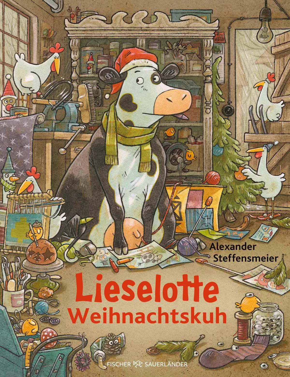 Cover: Lieselotte Weihnachtskuh (Hardcover) von Alexander Steffensmeier