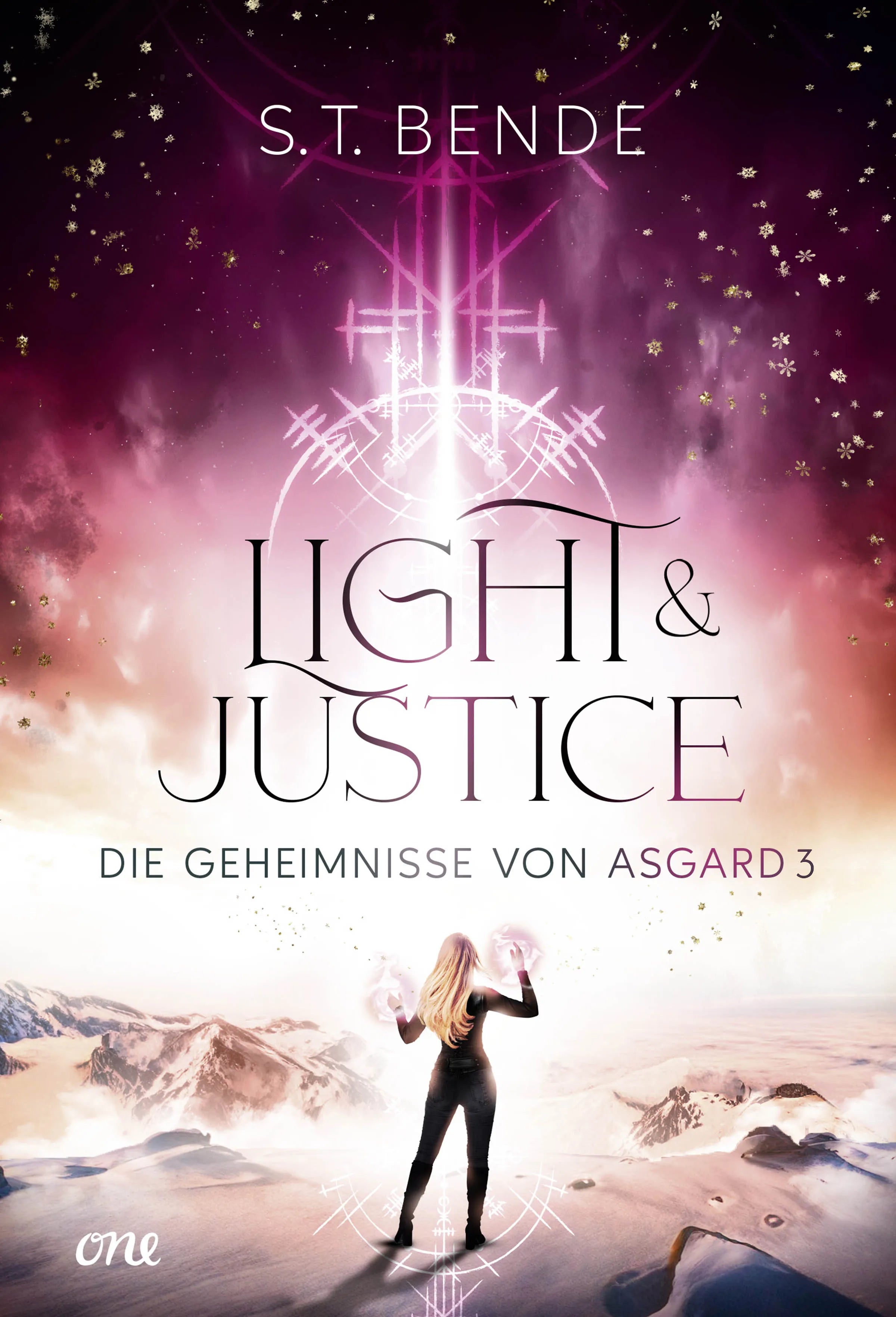 Buchcover von 'Light & Justice - Die Geheimnisse von Asgard Band 3' - Gebundene Ausgabe von S.T. Bende