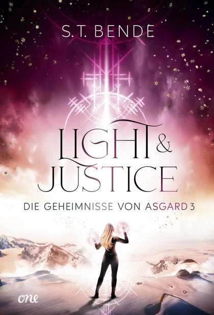 Buchcover von 'Light &amp; Justice - Die Geheimnisse von Asgard Band 3' - Gebundene Ausgabe von S.T. Bende