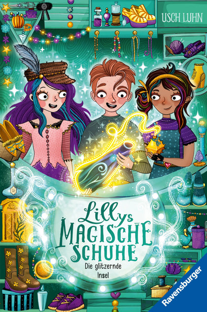 Cover: Lillys magische Schuhe, Band 8 - Die glitzernde Insel (E-Book) von Usch Luhn