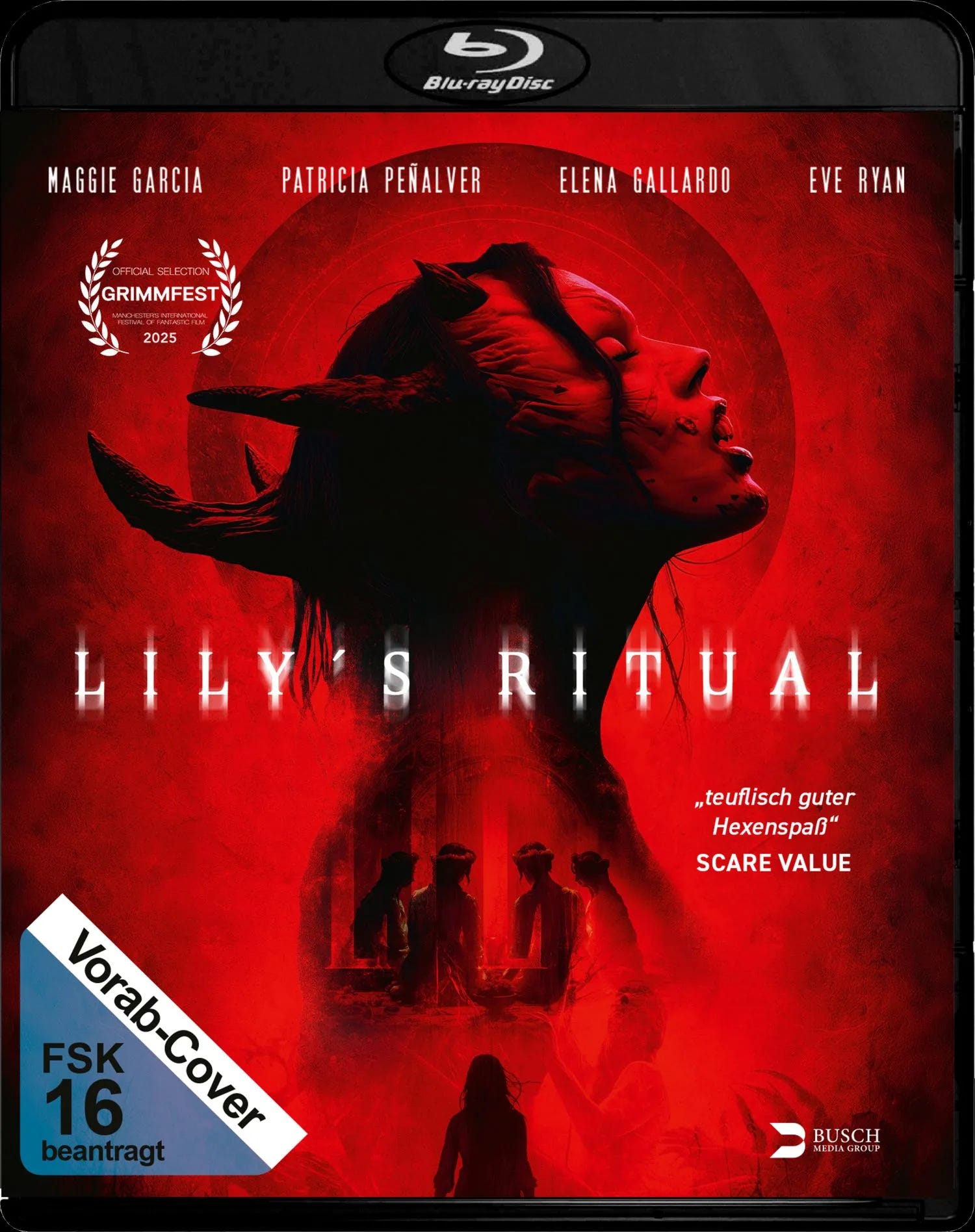 Blu-ray-Cover: Lily's Ritual. Regie: Manu Herrera