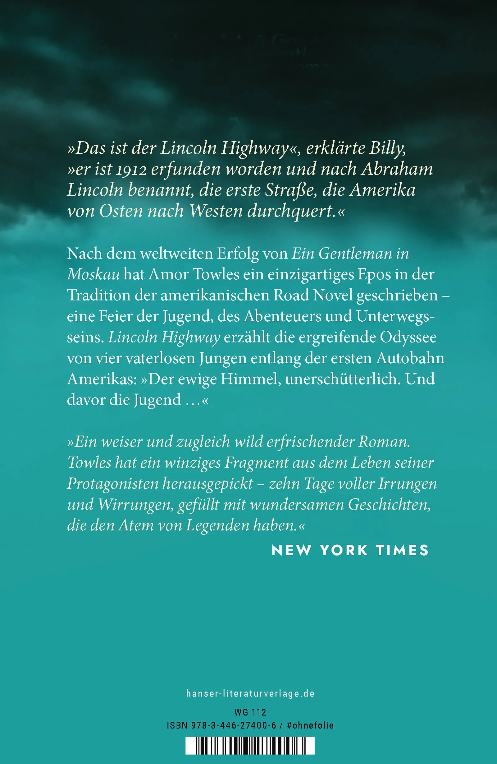 Amor Towles - Lincoln Highway
