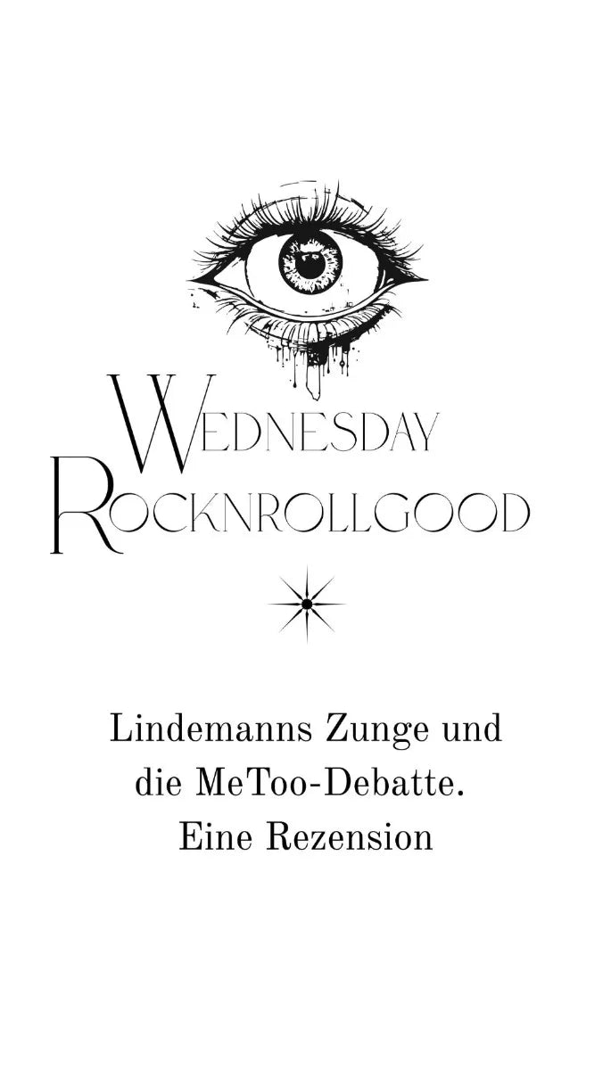 Cover: Lindemanns Zunge und die MeToo-Debatte. (E-Book) von Wednesday Rocknrollgood