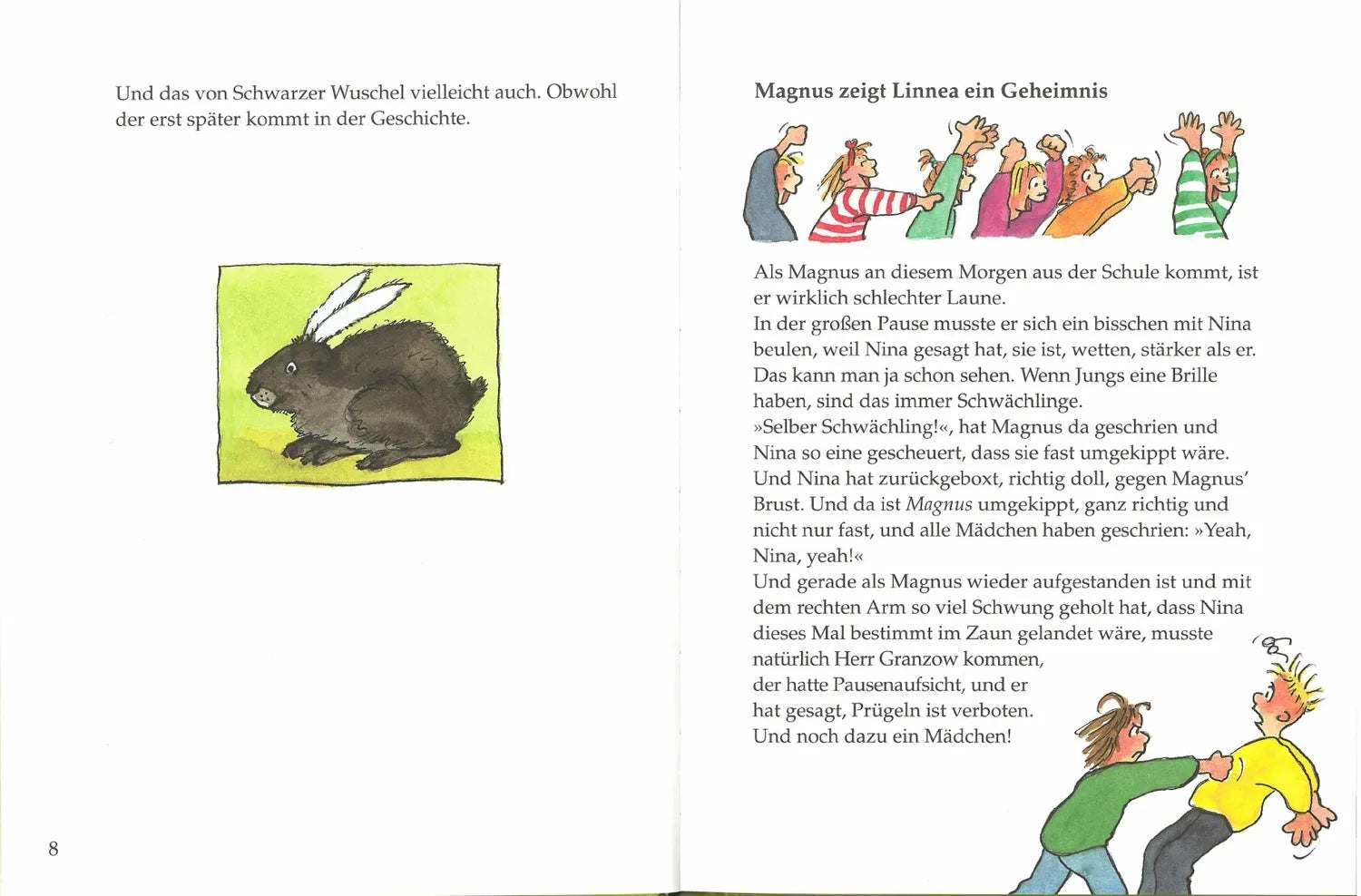 Abbildung von 'Linnea rettet Schwarzer Wuschel'