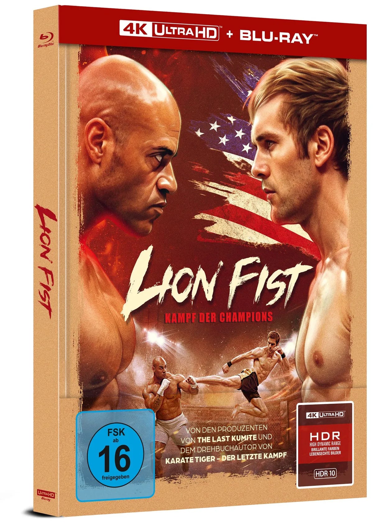 Produktansicht 1 von Lion Fist - Kampf der Champions - Limitiertes 2-Disc-Mediabook - 4K UHD Blu-ray – Mediabook