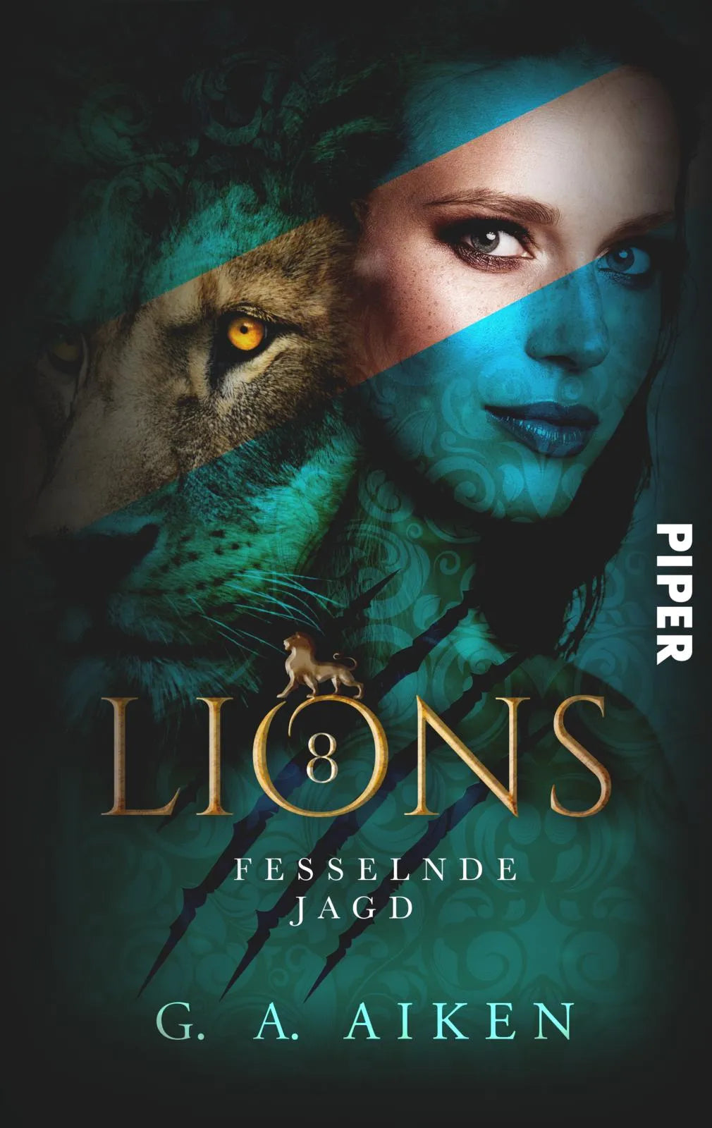 Buchcover von 'Lions – Fesselnde Jagd' - Taschenbuch von G. A. Aiken