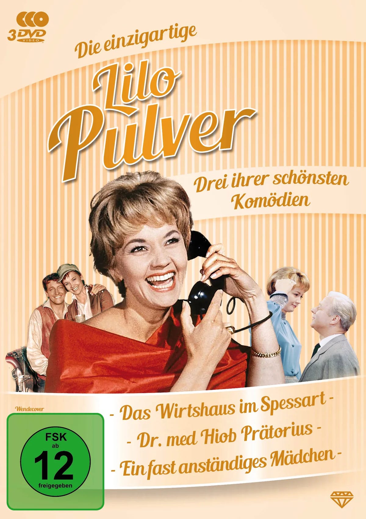 DVD-Cover: Liselotte Pulver Box. Regie: Kurt Hoffmann