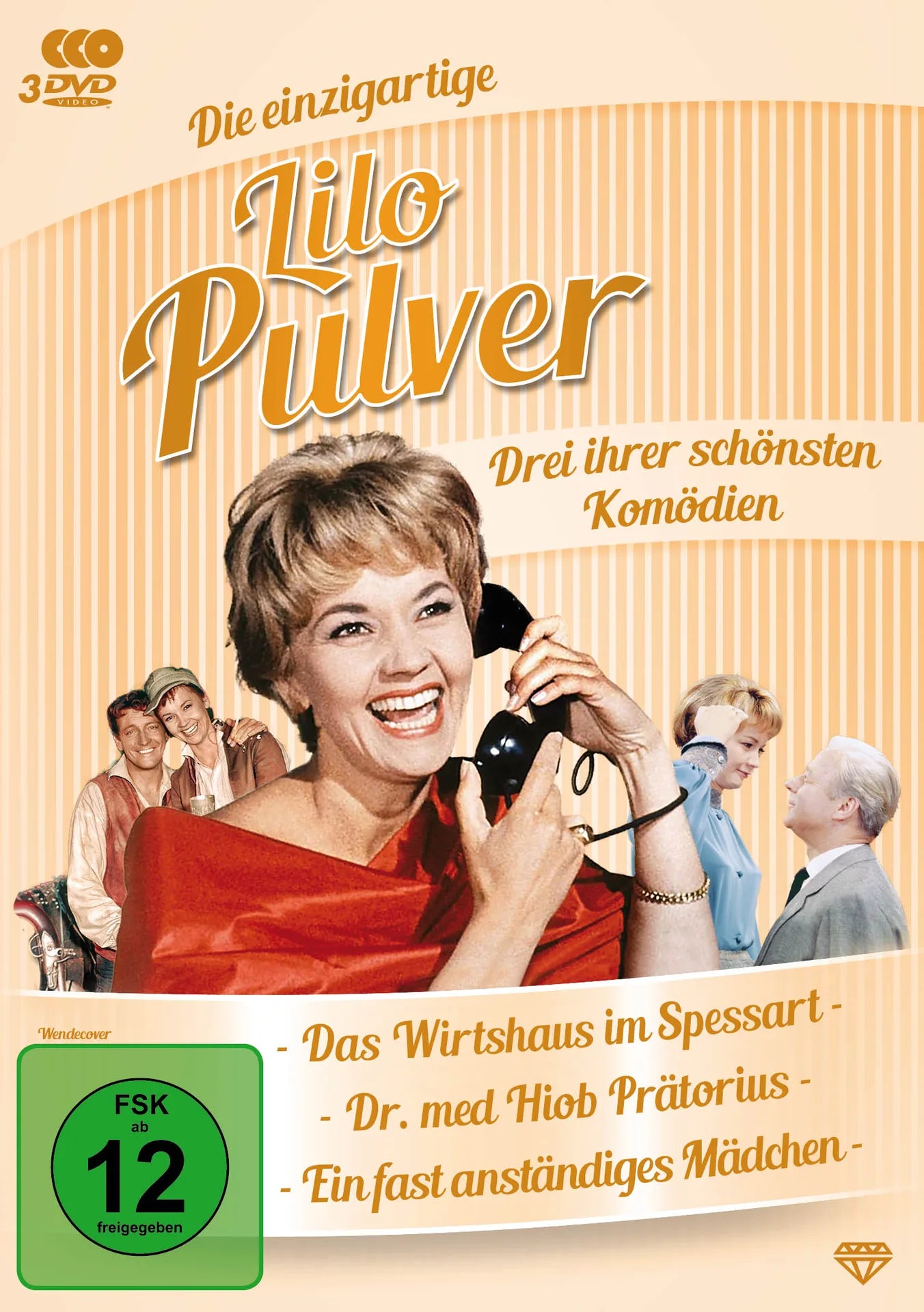 DVD-Cover: Liselotte Pulver Box. Regie: Kurt Hoffmann