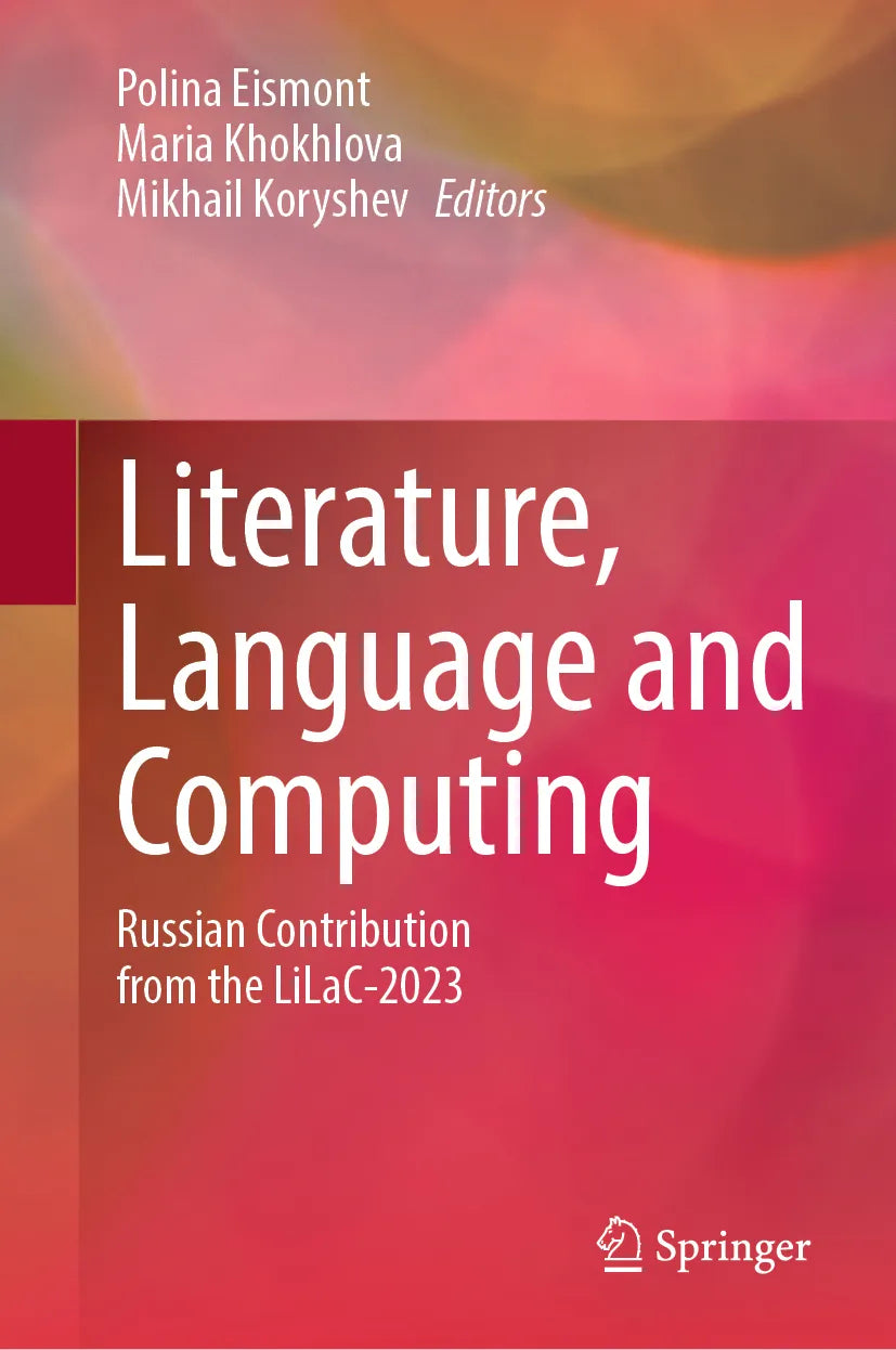 Cover: Literature, Language and Computing (E-Book)