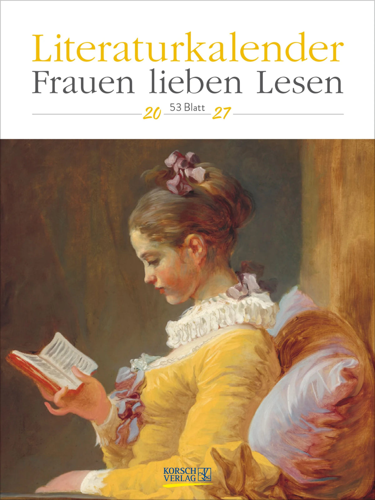 Taschenkalender: Literaturkalender Frauen lieben Lesen 2027
