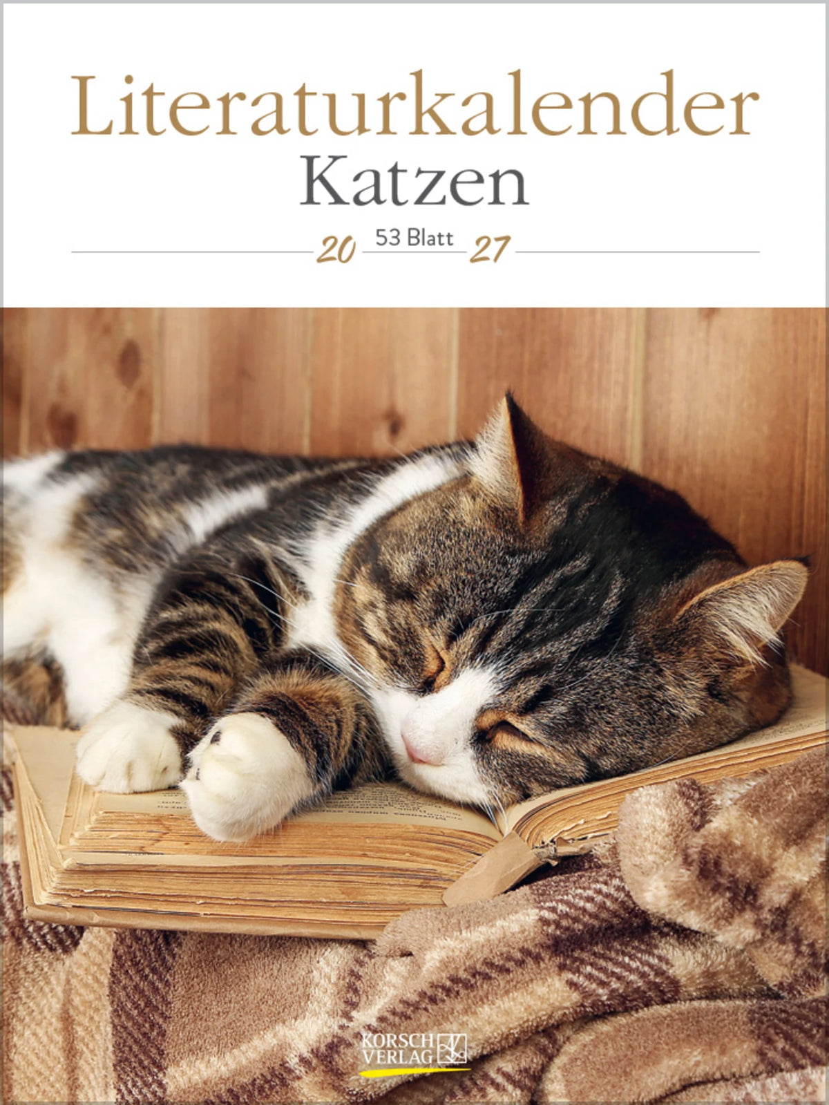 Taschenkalender: Literaturkalender Katzen 2027