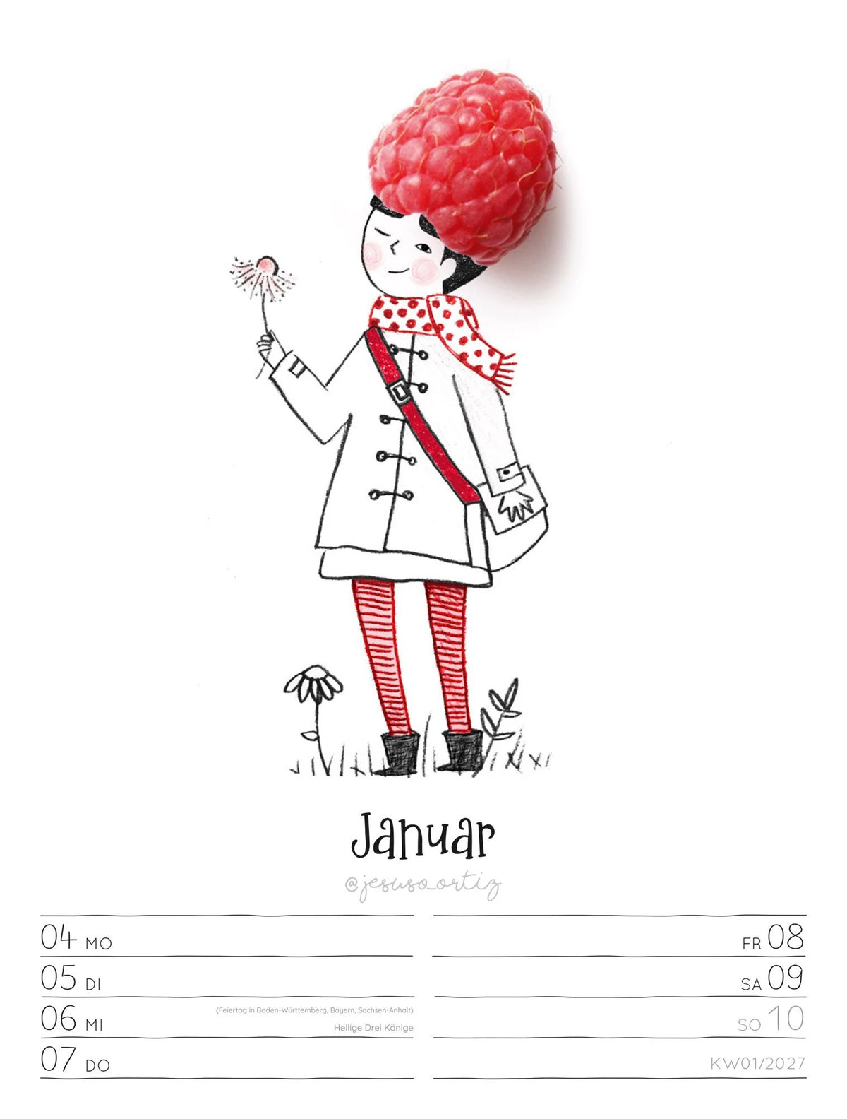 Little Dreams Wochenplaner Kalender 2027 – Ansicht