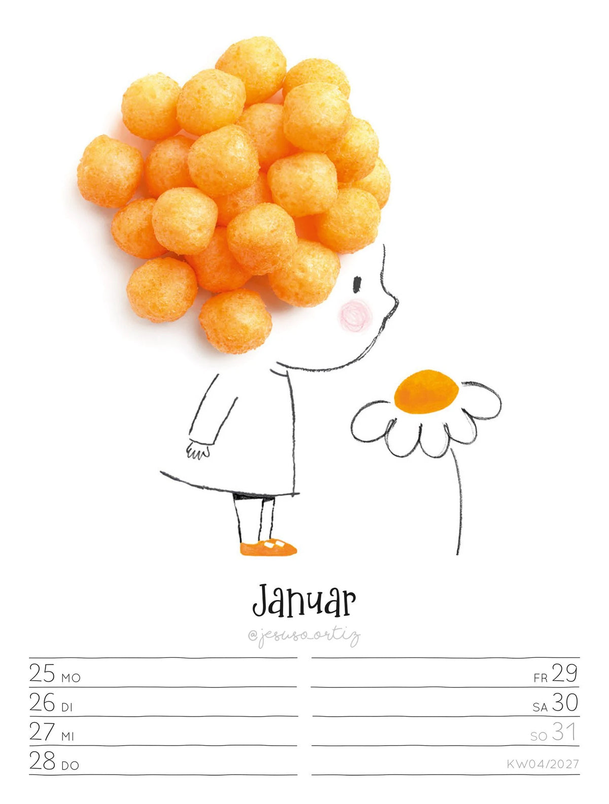 Little Dreams Wochenplaner Kalender 2027 – Ansicht