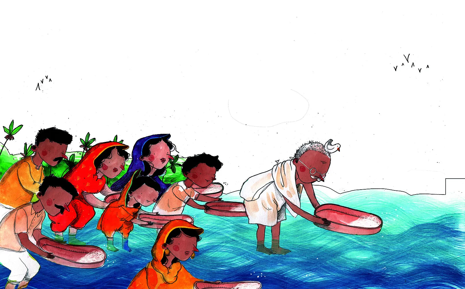 Produktansicht: Little People, Big Dreams – Mahatma Gandhi (Gebundene Ausgabe)