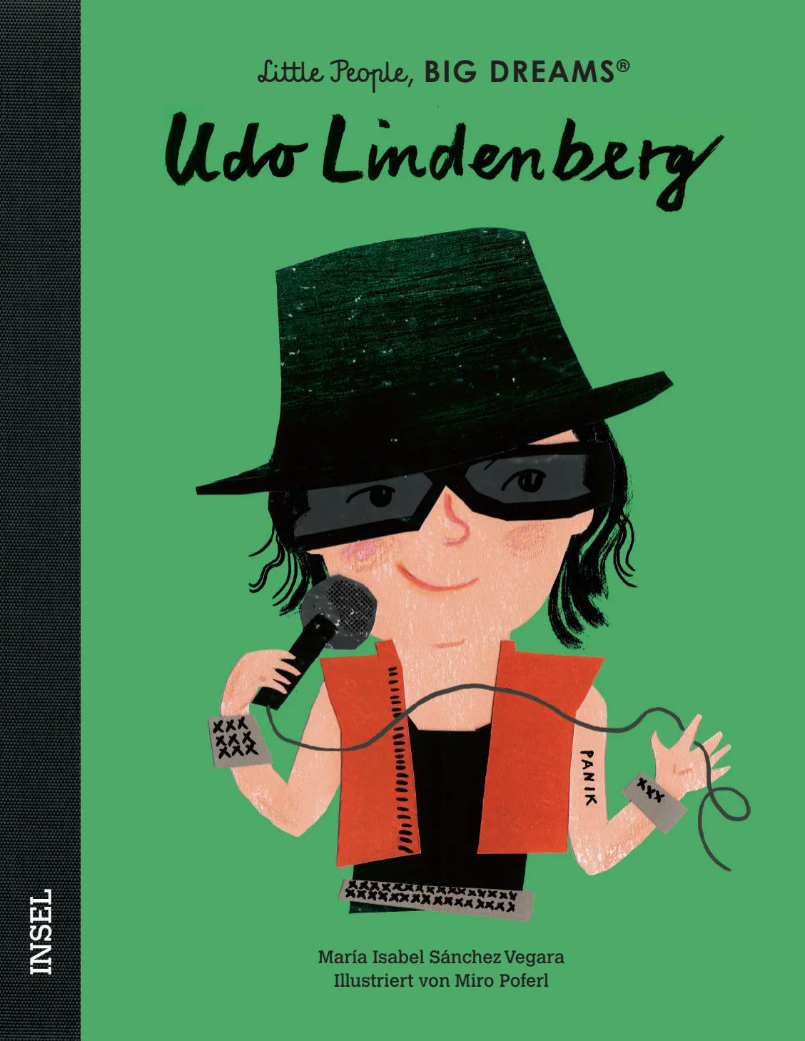 Buchcover von 'Little People, Big Dreams – Udo Lindenberg' - Gebundene Ausgabe von María Isabel Sánchez Vegara