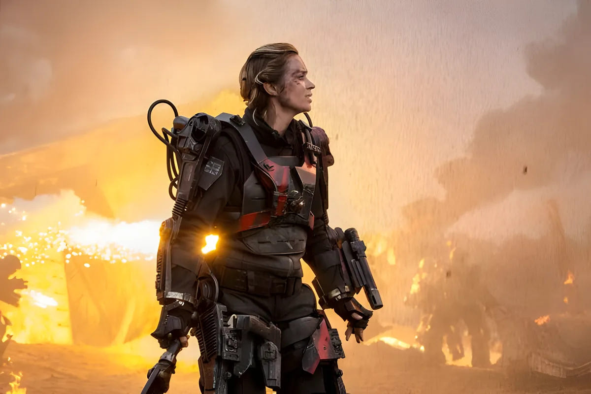 Filmszene 1 aus Live Die Repeat: Edge of Tomorrow (Steelbook, 4K-UHD+Blu-ray) (Reprint) – 4K UHD Blu-ray. Regie: Doug Liman