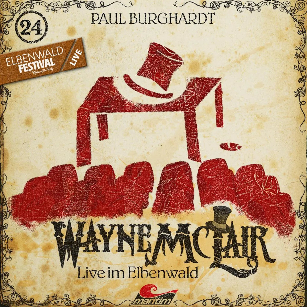 Cover: Live im Elbenwald (Hörbuch Download) von Paul Burghardt