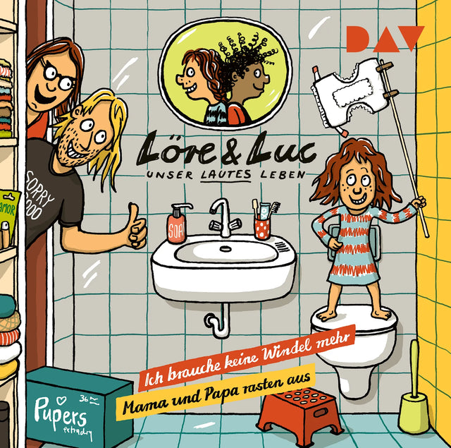 Buchcover von 'Löre &amp; Luc – Unser lautes Leben' - Hörbuch (CD) von Jenny Alten