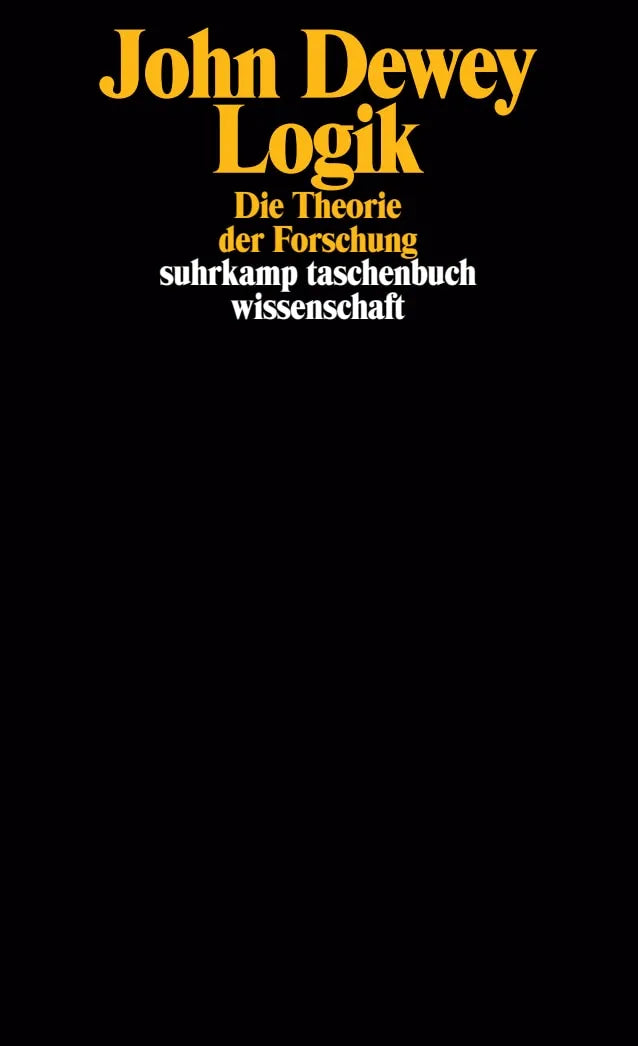 Buchcover von 'Logik' - Taschenbuch von John Dewey