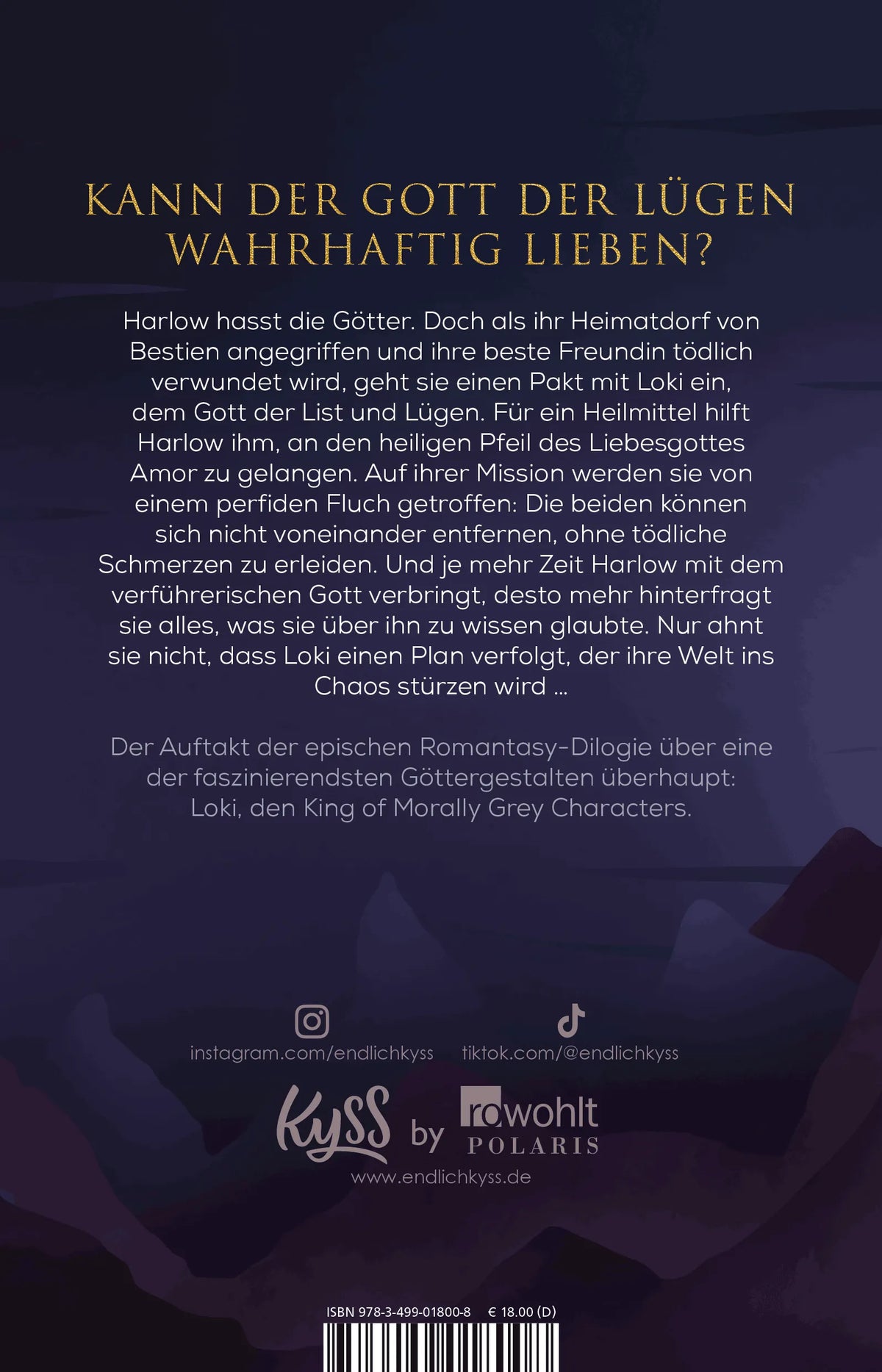 Rückseite: Loki − Her Twisted Heart (Paperback)