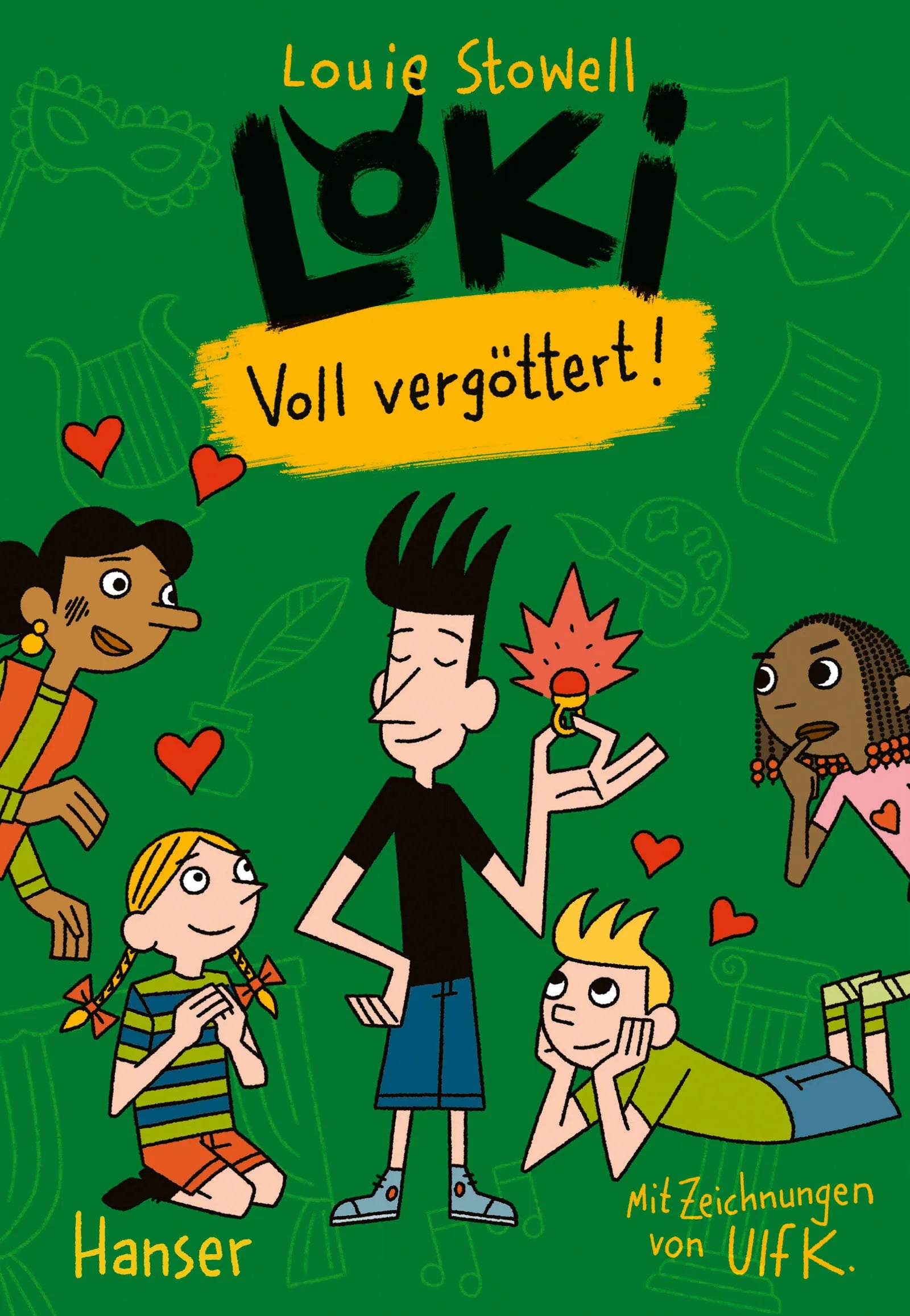 Buchcover von 'Loki - Voll vergöttert!' - Gebundene Ausgabe von Louie Stowell