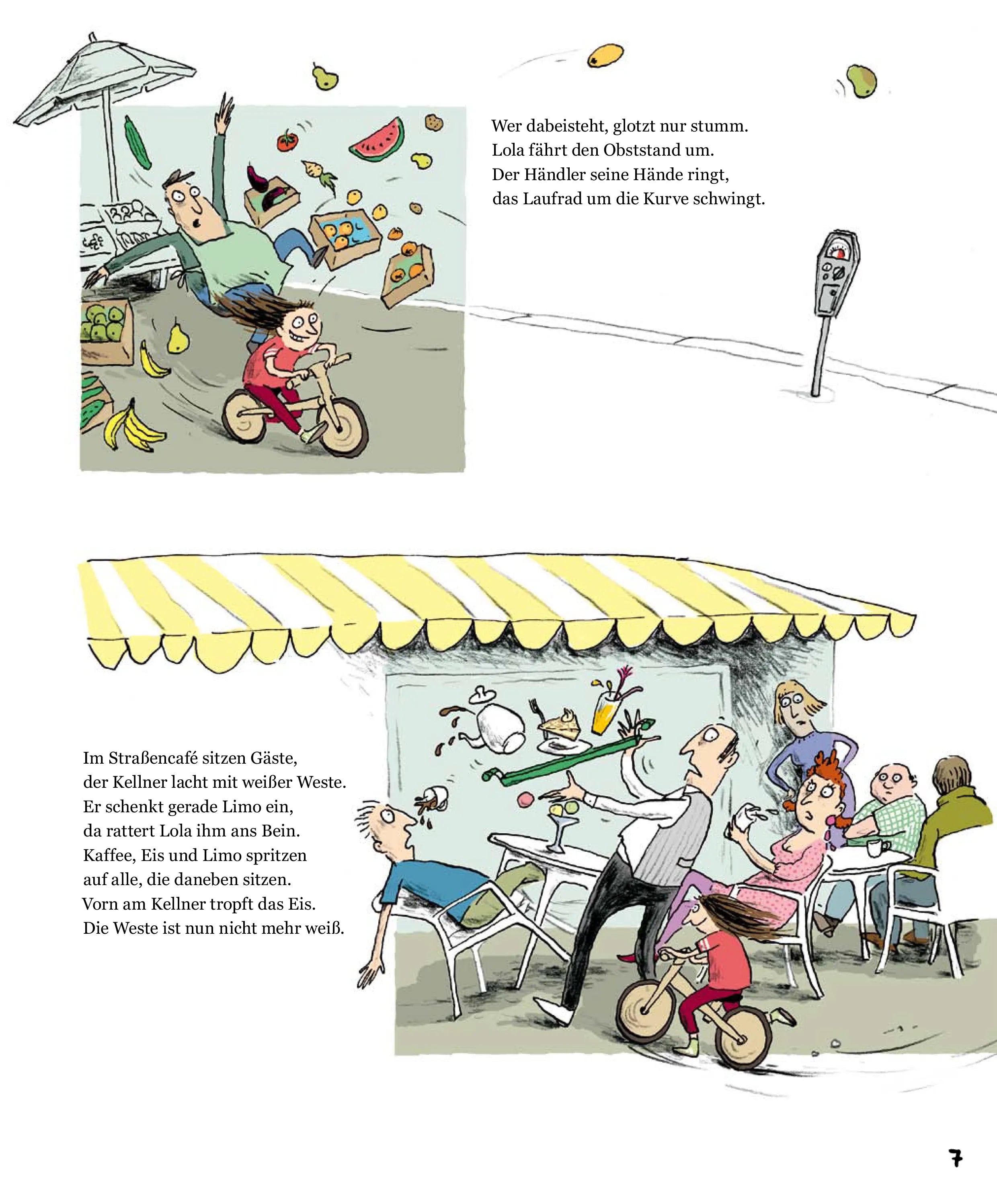 Produktansicht: Lola rast - und andere schreckliche Geschichten (Gebundene Ausgabe)
