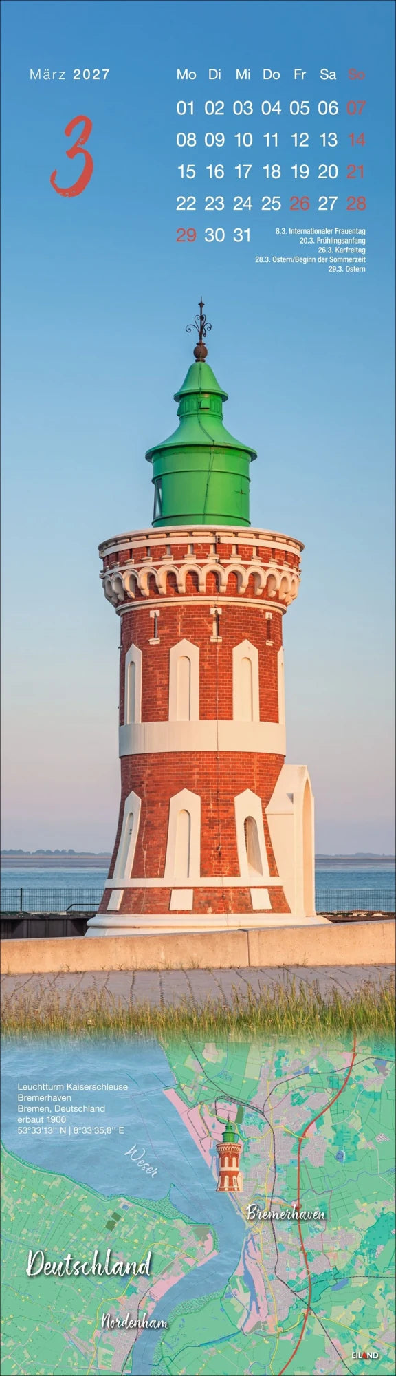 LongEiland Kalender 2027 – Ansicht