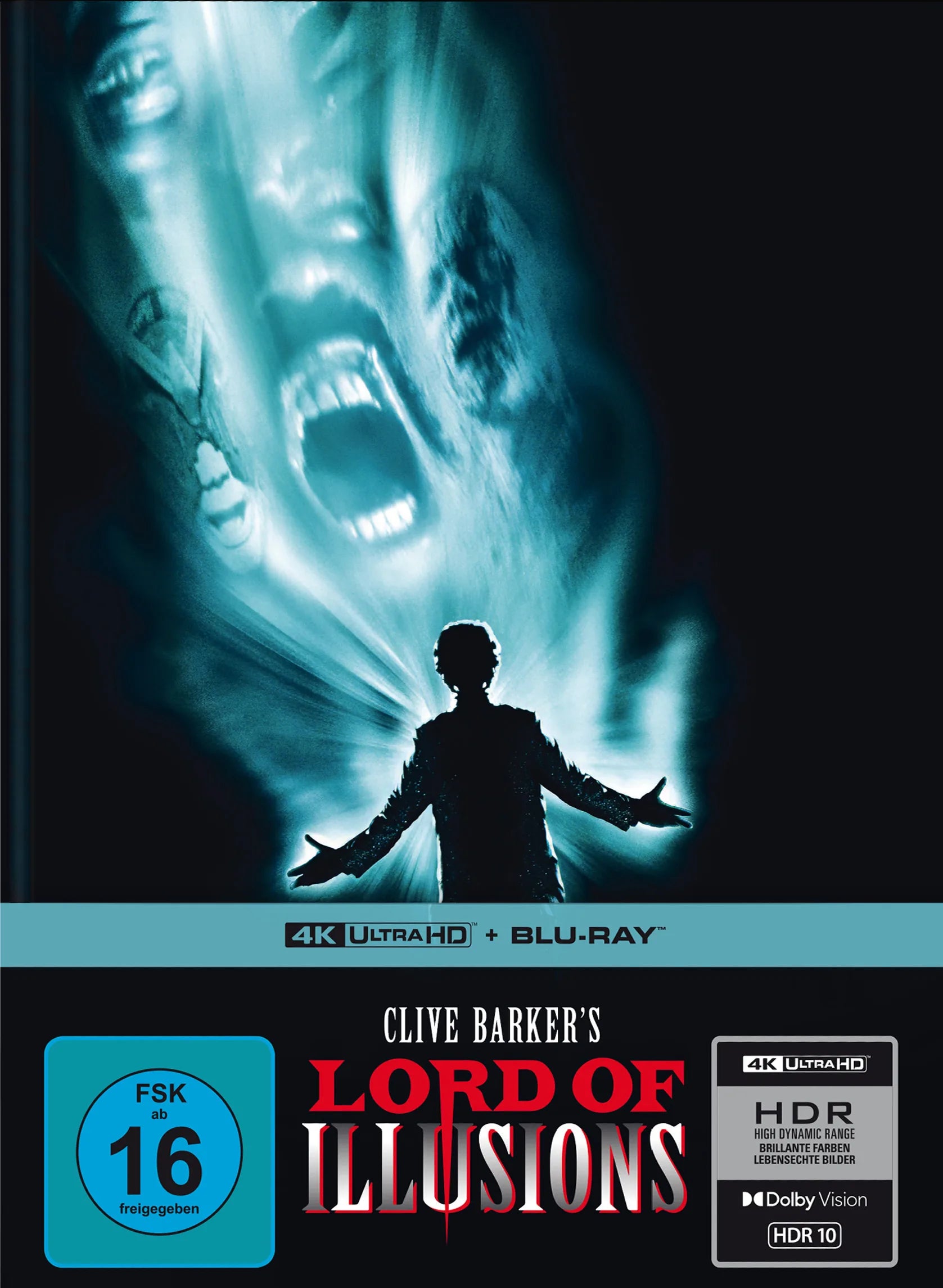4K UHD Blu-ray-Cover: Lord of Illusions - Limitiertes 2-Disc-Mediabook. Regie: Clive Barker