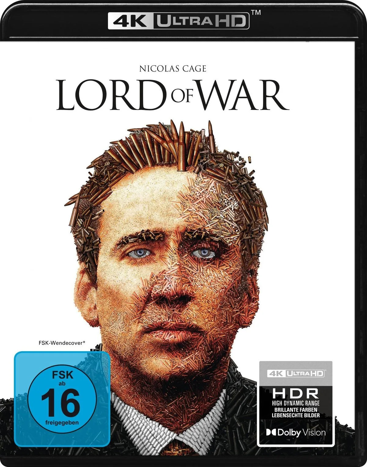 4K UHD Blu-ray-Cover: Lord of War - Händler des Todes. Regie: Andrew Niccol