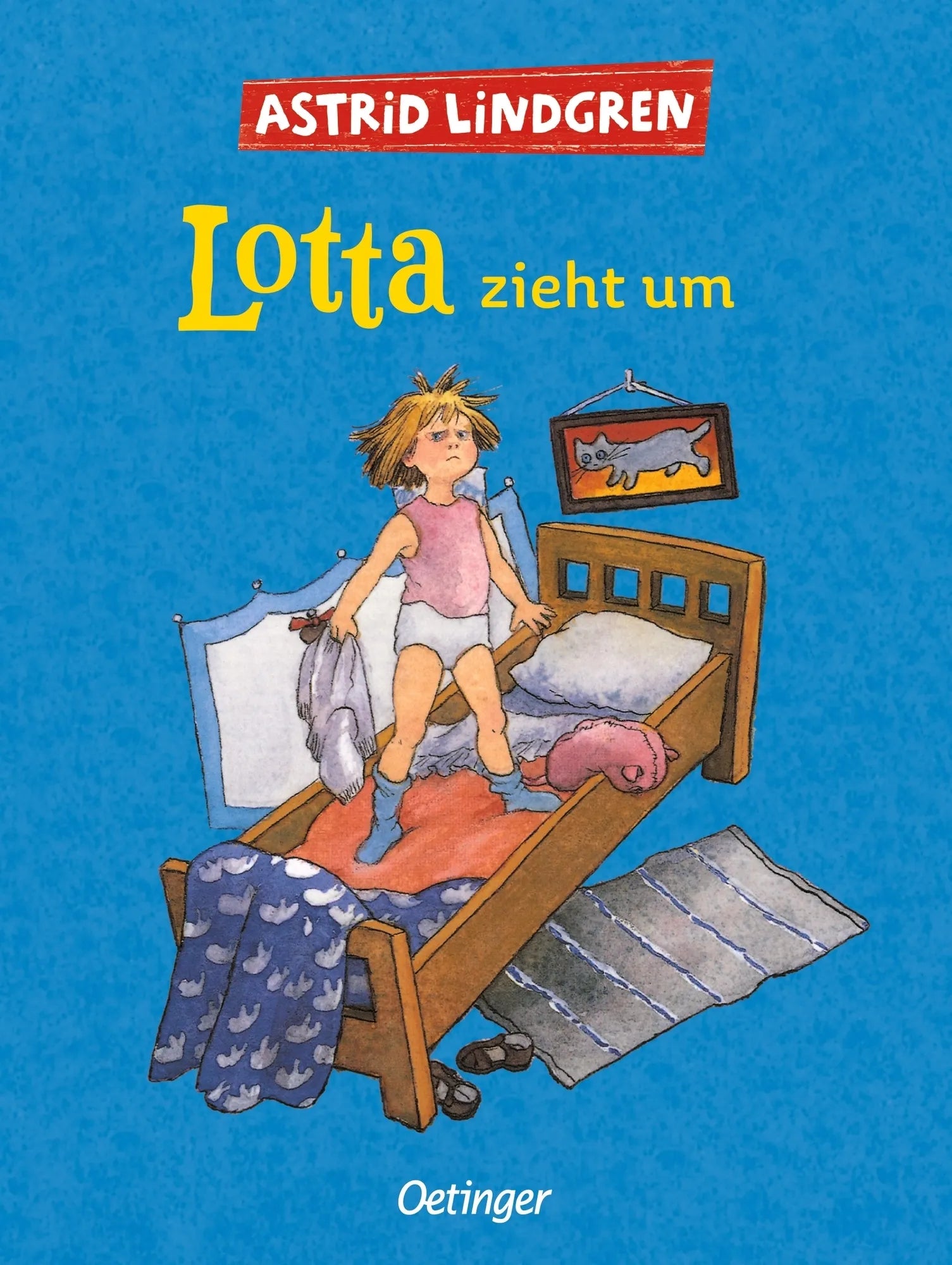 Buchcover von 'Lotta zieht um' - Gebundene Ausgabe von Astrid Lindgren