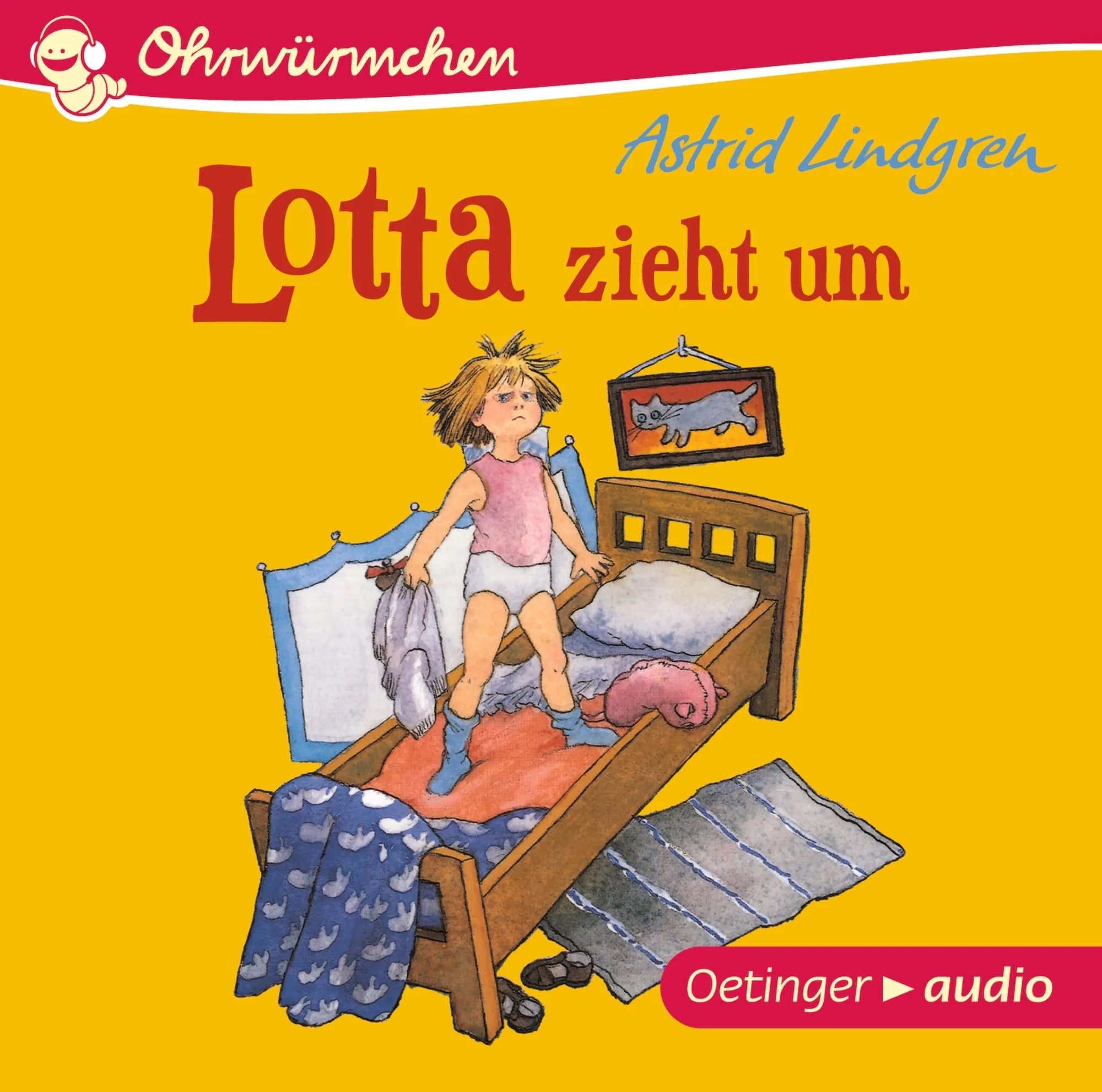 Buchcover von 'Lotta zieht um' - Hörbuch (CD) von Astrid Lindgren