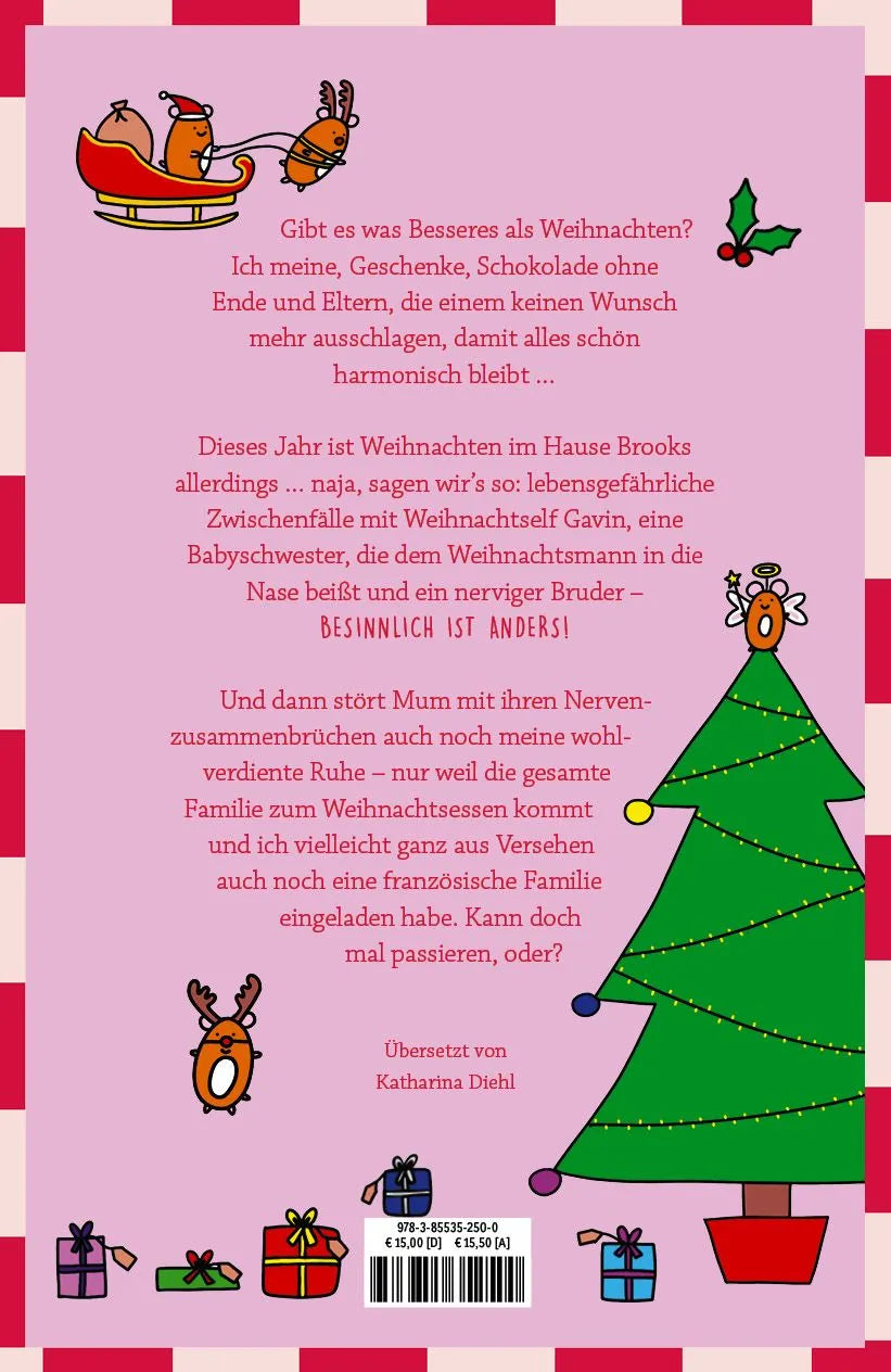 Rückseite: Lottie Brooks: Total chaotische Weihnachten (Hardcover)